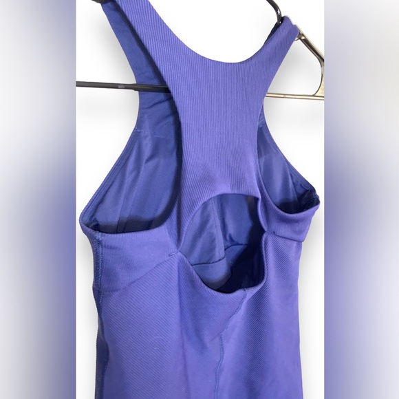 Athleta navy blue tank top with build in bra - Picture 3 of 7